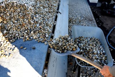 Decorative Gravel Delivery detail