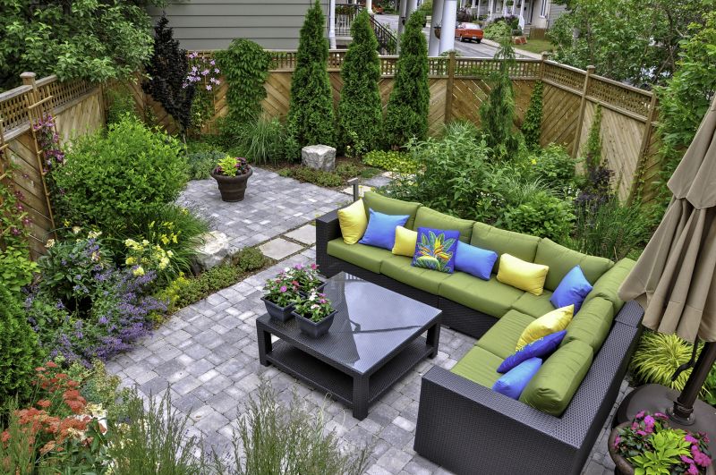 Modern Patio with Seating