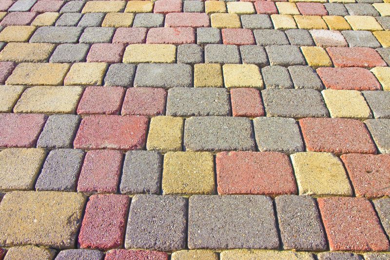 Multi-colored paver design