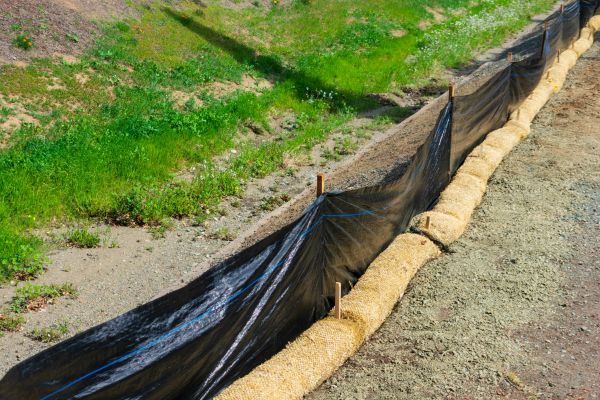 Straw Wattle Installation in Broomfield