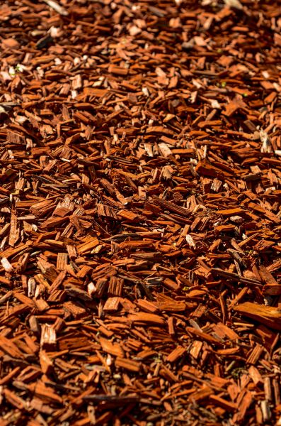 Cedar Mulch Spreading in Broomfield